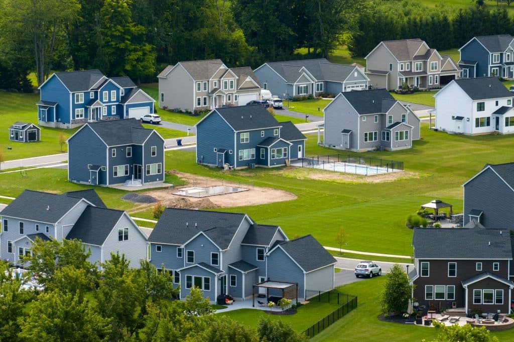 Pro Painting Project Showcase | King & Pierce County Work Housing market in the USA. Residential homes in suburban sprawl development